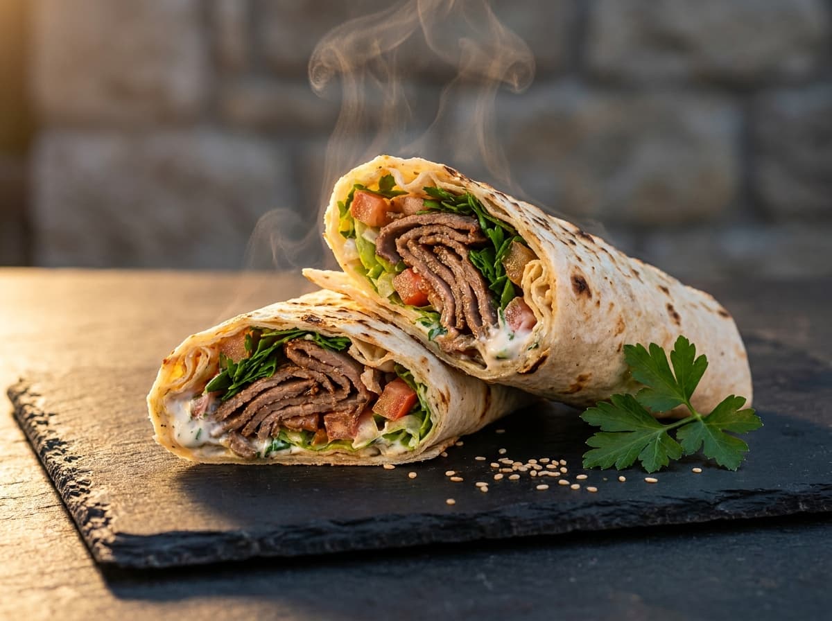 Döner & Dürüm bei Abdulkadir İmbiss – Jeden Tag frisch vom Spieß geschnitten.